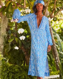 Online Laurelie Long Sleeve Maxi Caftan Women Dresses