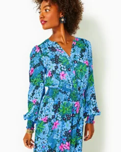 Cheap Loubella Smocked Midi Dress Women Dresses