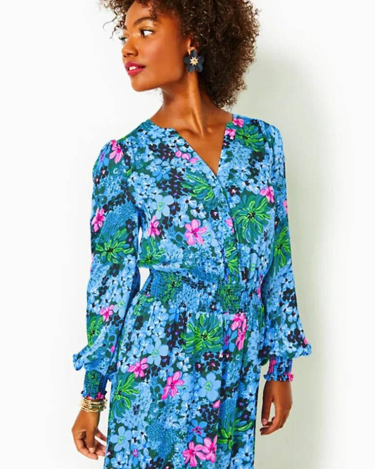 Cheap Loubella Smocked Midi Dress Women Dresses