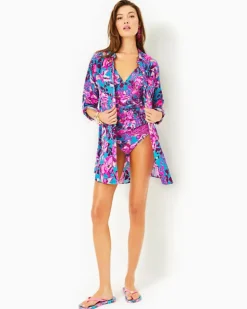 Best Natalie Shirtdress Cover-Up Women Swim