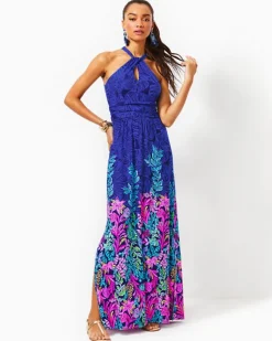 Hot Orla Halter Maxi Dress Women Dresses