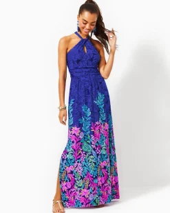 Hot Orla Halter Maxi Dress Women Dresses