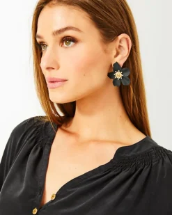 Shop Oversized Orchid Earrings Women Jewelry