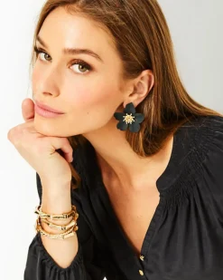 Shop Oversized Orchid Earrings Women Jewelry