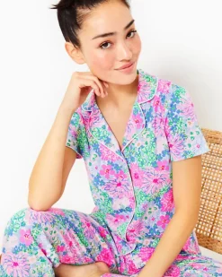Store Pajama Button-Up Top Women Pajamas