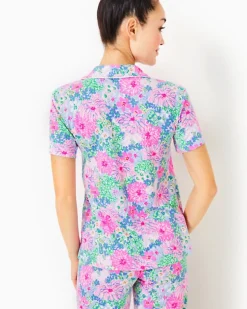 Store Pajama Button-Up Top Women Pajamas