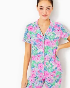 Store Pajama Button-Up Top Women Pajamas