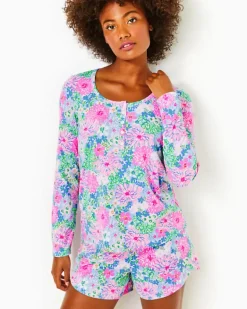 Outlet Pajama Henley Top Women Pajamas