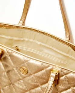 Shop Quilted Leather Meena Tote Women Bags