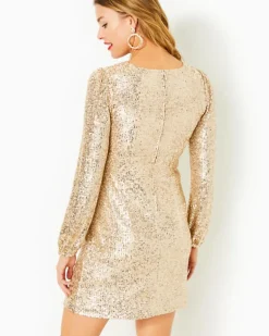 Best Sale Reagan Fitted Sequin Dress Women Dresses