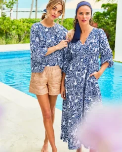 Discount Rilynn Long Sleeve Cotton Top Women Tops