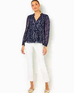 Fashion Sarita Silk Top Women Tops