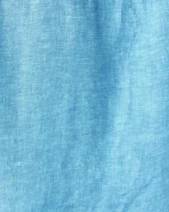 Cheap Sea View Linen Button Down Top Women Tops