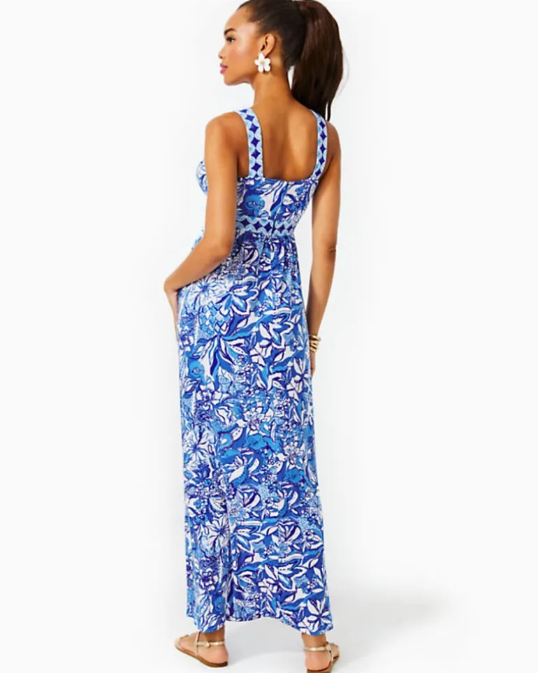 Outlet Serena V-Neck Maxi Dress Women Dresses
