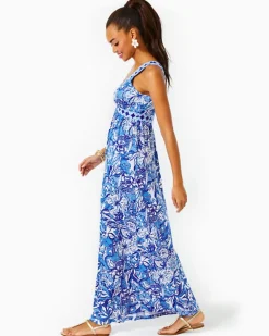 Outlet Serena V-Neck Maxi Dress Women Dresses