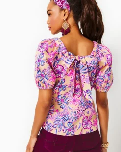 Discount Torrey Short Sleeve Stretch Cotton Top Women Tops