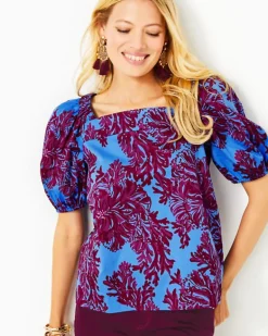 Hot Torrey Short Sleeve Stretch Cotton Top Women Tops