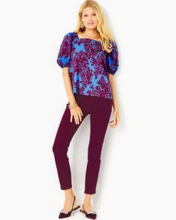 Hot Torrey Short Sleeve Stretch Cotton Top Women Tops