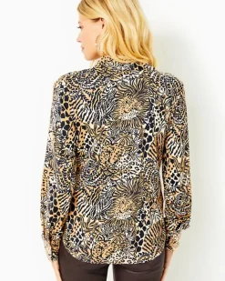 Cheap Upf 50+ Chillylilly Marlena Button Down Top Women Tops