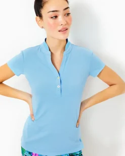 Flash Sale Upf 50+ Luxletic Frida Polo Women Activewear