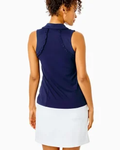 Best Sale Upf 50+ Luxletic Martina Polo Top Women Activewear